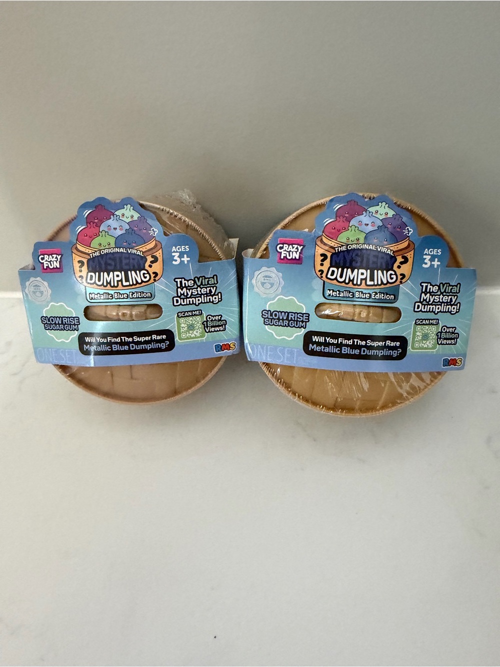 NEW 2X Mystery Dumpling Metallic Blue Edition Slow Rise